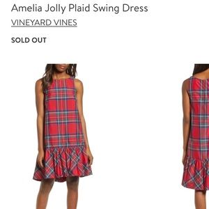Vineyard Vines “Jolly Plaid” Amelia Swing Dress